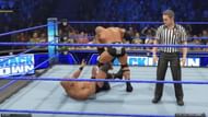 Perform a grounded submission in WWE 2K24 (Image via YouTube/ Gameskeys)
